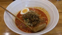 「かつぎや担々麺、麺大盛、大辛」@かつぎやの写真