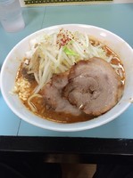 「辛みそら〜めん 850円 ニンニク魚粉少な目 玉ねぎ増し増し」@らーめん☆王子の写真