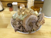 「Ｇ系ラーメン(試食会ver.)(ニンニク＋アブラ)」@麺処TANAKAの写真