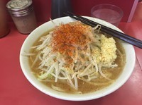「小ラーメン＋ニンニク脂」@ラーメン二郎 桜台駅前店の写真