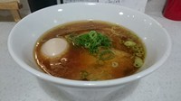 「☆名古屋コーチンの味玉入り醤油ラーメン 850円」@ラーメン星印の写真