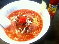 「【限定】生ハムとトマトの冷やし麺　￥750」@らーめん 竜屋の写真