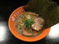 「【火曜日限定】最凶煮干中華そば＋海苔増し、750円＋100円」@中華そば BEASTの写真