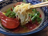 「【Twitter告知限定】『冷たいとまとの中華そば』¥820」@ラーメンアキラの写真