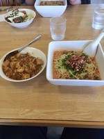 「冷やし坦々麺  ミニ麻婆丼」@本館てらやの写真