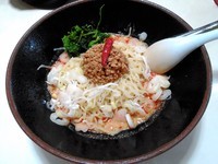 「冷やし担々麺」@らーめん工房 赤まる 那覇店の写真