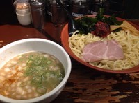 「梅塩つけ麺（特盛）」@豚骨醤油らーめん 誠屋 八幡山本店の写真
