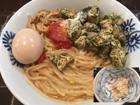 「【限定】濃厚海老まぜそば850円」@特級鶏蕎麦 龍介の写真