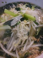 「つるプリ海老ワンタンと生海苔入り香油かけ塩タンメン」@雲林坊の写真