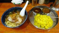 「中華そばカリーセット（1,000円）」@新えびすやの写真