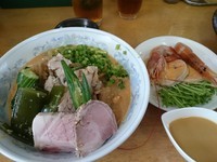 「【冷し麺第二章】鮟鱇肝 味噌冷し1500円＋ウーロン杯」@MENYA 食い味の道有楽の写真