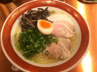 「冷やしトンコツ+焼餃子」@佐賀ラーメン 美登里の写真