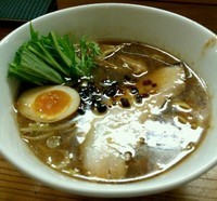 「ラーメン（太麺）６５０円」@中華蕎麦 りんすず食堂の写真