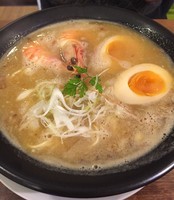 「極海老ラーメン」@らーめん 彦さくの写真