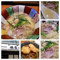 「星火ラーメン（塩）750円+ミニｶﾂｶﾚｰ丼300円」@麺酒場 燎原の写真