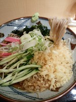 「冷やしたぬきそば420円」@そば新 御茶ノ水店の写真