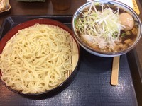 「肉野菜つけ麺 大盛り 味玉」@北海道らぁめん 伝丸 下丸子ガス橋通り店の写真