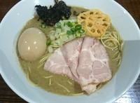 「濃厚煮干そば 800円＋むじゃ玉（75ｇ）100円＋味玉」@ニボムジャキの写真