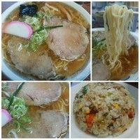 「ラーメン＋半チャーハン （150531）」@チーナン食堂の写真