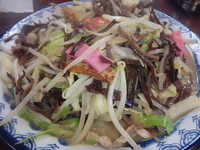 「特製ちゃんぽん(880円)麺大盛(+170円)唐揚げ(骨なし」@井手ちゃんぽん なかつ店の写真