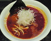 「辛そば（ぶち辛）　７８０円」@麺屋どうげんぼうずの写真