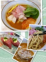 「〖限定〗小江戸黒豚トンコツ～とまと～追い飯付　950円」@中華そば 四つ葉の写真