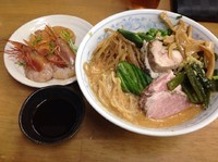 「水無月の一杯　鮟鱇肝の味噌冷しB」@MENYA 食い味の道有楽の写真