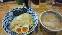 「特製竹川つけ麺+瓶ビール」@つけ麺 竹川の写真