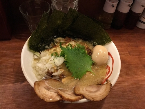 鶏白湯麺 全部のせ