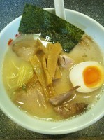 「一貫塩らぁめん」@つけ麺道 開花屋一貫 名古屋店の写真