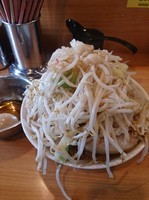 「小ラーメン(ヤサイ・ニンニク・アブラ)＋気まぐれ玉子」@ラーメン二郎 八王子野猿街道店2の写真