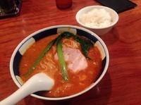 「だんだんめん、中辛」@支那麺 はしご 銀座本店の写真