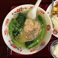 「麺とあんかけ飯セット 1000円」@芳香園 新横浜 北京ダック専門店の写真
