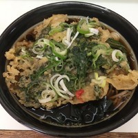 「春菊そば（￥380）」@きぬそばの写真