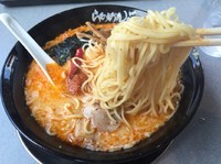 「嵐げんこつ バリ辛らぁめん（大盛）」@らあめん花月嵐 鴻巣店の写真