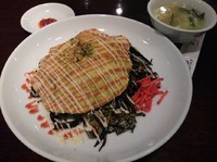 「糸魚川ブラック焼そば　レギュラー」@月徳飯店の写真