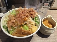 「まぜそば(800円)+大盛(100円)」@つけめんTETSU 町田店の写真