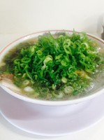 「ラーメン（バラネギ麺硬め）¥700」@本家第一旭 たかばし本店の写真