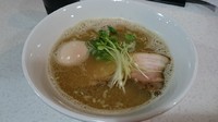 「【限定】100%煮干しそばライト(塩)半熟味玉入  950円」@ラーメン星印の写真