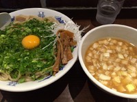 「【限定】 豚汁。（釜玉豚つけ蕎麦ネギだく） 850円」@中華そば 飯村製作所の写真