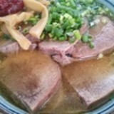 【6/6限定】ディープな蕩ける牛舌拉麺B (牛肉飯付き)