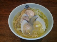 「鶏と蛤の塩そば【限定】」@塩逸品 五代目 けいすけの写真