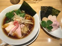 「特製鶏SOBA」@Ginza Noodles むぎとオリーブの写真