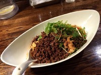 「つゆ無し担々麺・４辛」@四川担担麺 阿吽 湯島店の写真