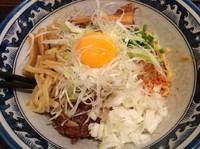 「汁なしそば（800円）」@麺や 蒼 AOIの写真