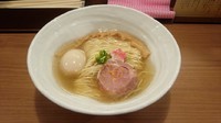 「鯛塩そば　半熟玉子付」@鯛塩そば 灯花 本店の写真