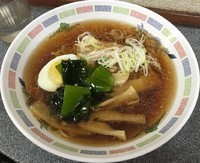 「冷やしラーメン（￥450）」@道中そば 大森店の写真