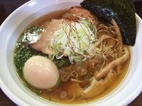 「【木曜限定】味玉あご煮干らーめん880円」@麺や 飛来の写真