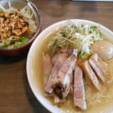 塩ネギチャーシュー＋味玉＋辛辛ジロめし
