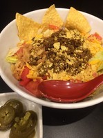 「まぜそば メヒコ (追い飯付)780円」@BOMBA家 藤沢駅南口店の写真